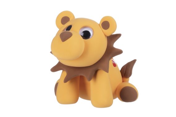 Масса для лепки Paulinda Super Dough Fun4one Лев (подвижные глаза) PL-1542 (PL-1542) | Зображення 1