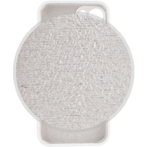 Чехол Silicone Case Full Camera Protective (AA) для Apple iPhone 15 Plus (6.7") Белый / White | Зображення 2