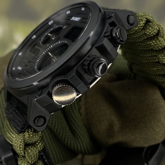 Електронний годинник Skmei 2202NAG Army Green | Зображення 9