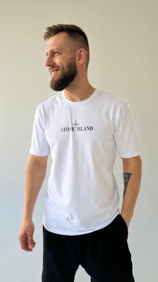 Футболка Stone Island колір білий | Зображення 5