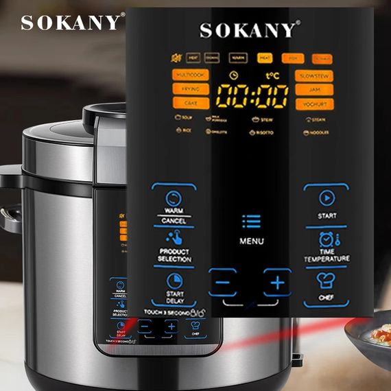 Мультиварка-скороварка з 15 автоматичними програмами XPRO SK-07055 7л (45762-SK-07055_2077) | Зображення 7