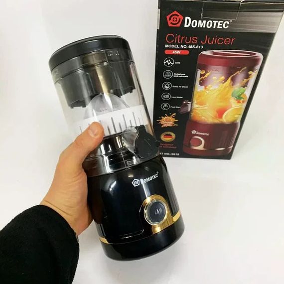 Міні-блендер Domotec MS-613 білий 250 мл 45 Вт • Компактний кухонний блендер для смузі, соків, соусів і дитячого харчування | Зображення 2