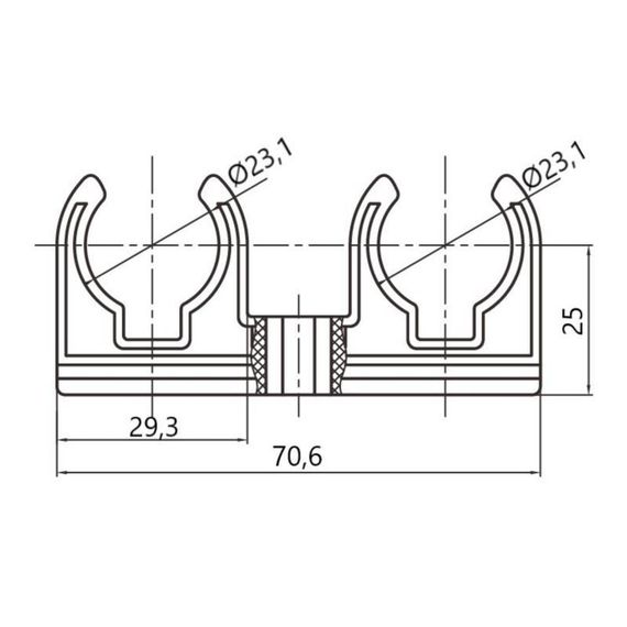 Кріплення PPR Thermo Alliance 20 подвійне | Зображення 1