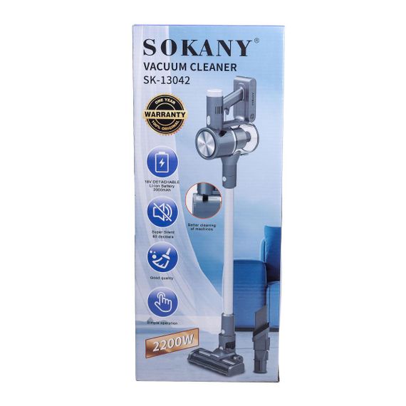 Пылесос ручной для дома аккумуляторный 2200 Вт Sokany SK-13042 | Зображення 8