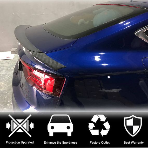 Спойлер V2 (для Sportback, Карбон) для Ауди A5 2016-2025 гг | Зображення 2