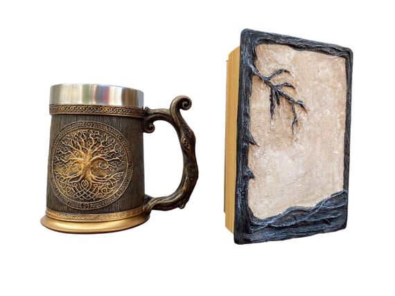 Подарунковий набір Кухоль 3D Друїд Ігграсиль і Блокнот 3D «Тінь Ворона» | Зображення 1