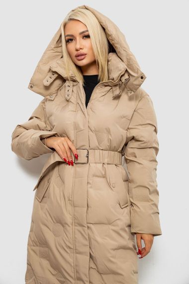 Куртка женская зимняя, цвет бежевый, 244R5609 | Зображення 1
