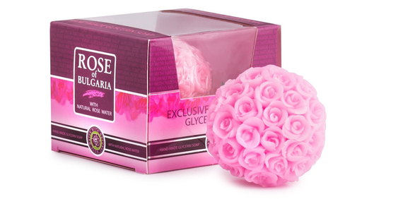 Гліцеринове мило (топка) Болгарія BioFresh Rose Of Bulgaria в подарунковій упаковці 50 г