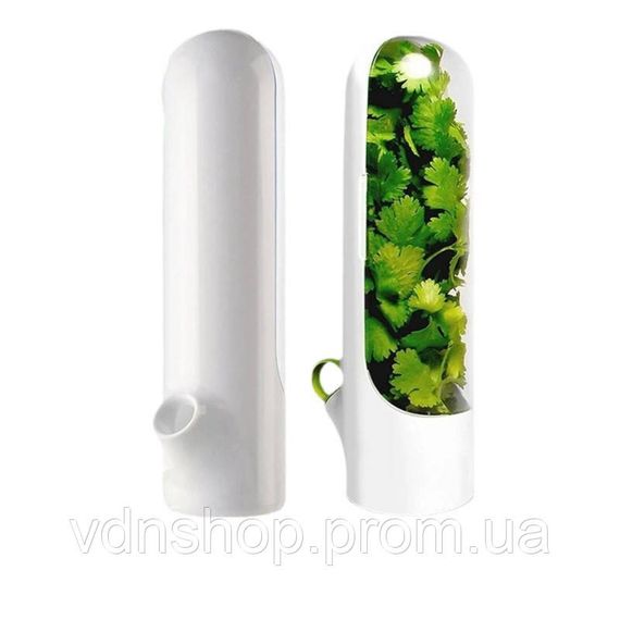 Контейнер для зберігання зелені в холодильнику 25*6 см ємність для зелені Білий HP-DS2-2