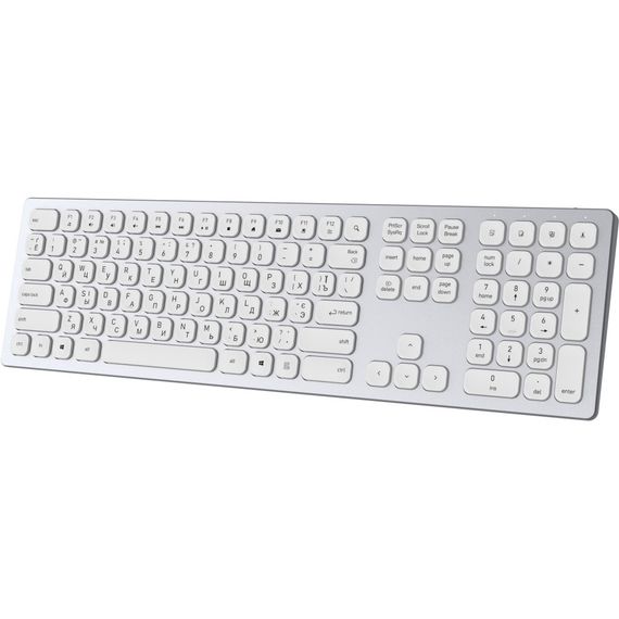 Клавіатура OfficePro SK1550 Wireless White (SK1550W) | Зображення 2