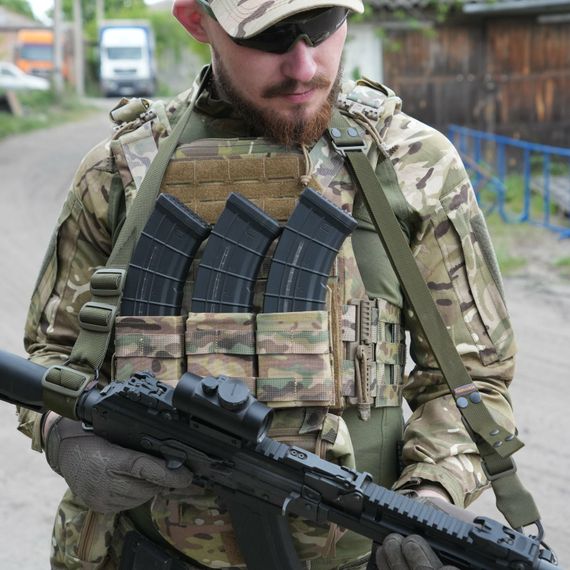 Збройовий ремінь RAGNAROK "TYR" Gen.II (1/2-точковий) з додатковим кріпленням Олива | Зображення 1