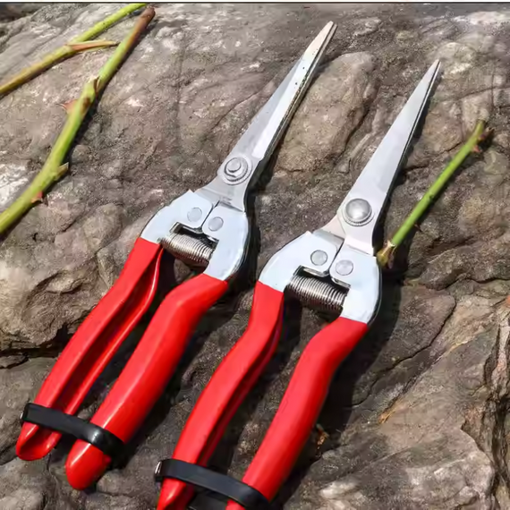 Секатор із хромовим покриттям лез HAONONGFU, садові ножиці для обрізання рослин і догляду за садом | Зображення 3
