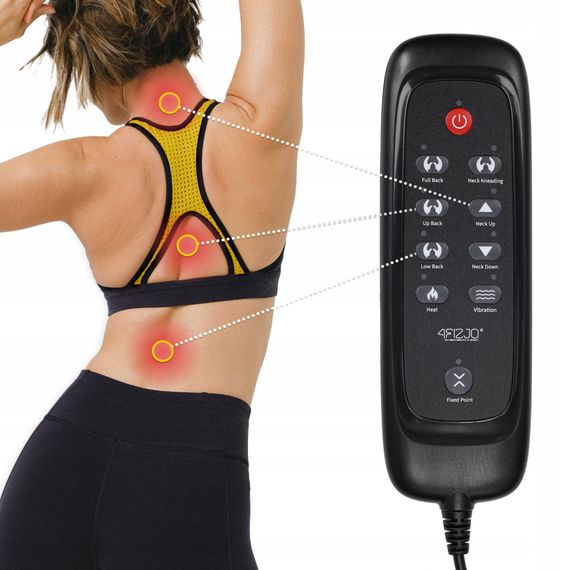 Масажна накидка 4FIZJO Ultra багатофункціональна, з підігрівом Brown (P-5905973404105) | Зображення 2