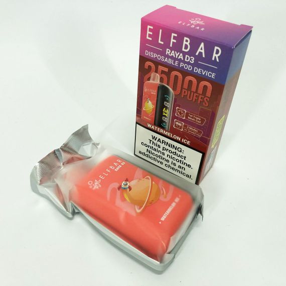 Elf Bar Raya D3 25000 смак Кавун (Watermelon Ice) | Зображення 1