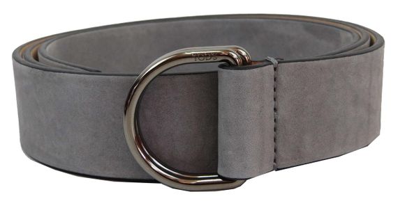 Жіночий ремінь із нубуку Tod's, Італія, світло-сірий | Зображення 4