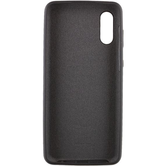 Чехол Silicone Cover Full Protective (AA) для Samsung Galaxy A02 Черный / Black | Зображення 1