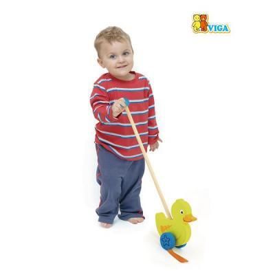 Каталка Viga Toys Утенок (50961) | Зображення 2