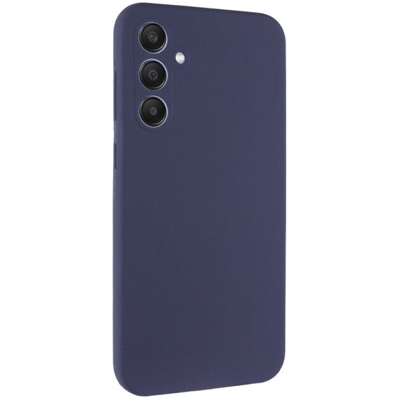 Чохол Silicone Cover Lakshmi Full Camera (AAA) для Samsung Galaxy S24 FE Темно-синій / Midnight blue