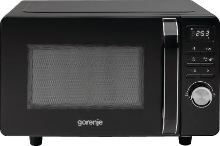 Мікрохвильова піч Gorenje, 20л, електр. управл., 700Вт, гриль, дисплей, чорний (MO20S4BC) | Зображення 5