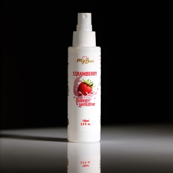 Інтимний гель-лубрикант - MyLove Taste Slide Sensitive Strawberry, 100 мл | Зображення 2