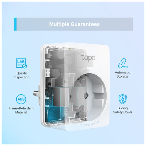 Розумна розетка TP-Link Tapo P100 (2-pack) (Tapo P100(2-pack)) | Зображення 6