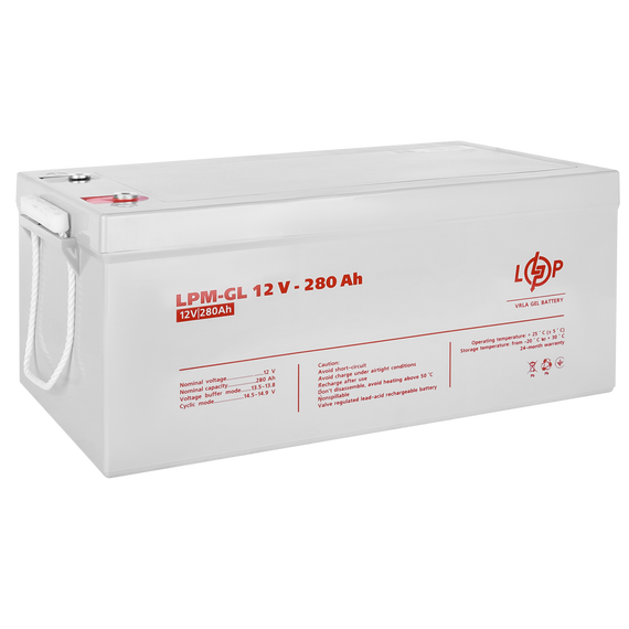 Акумулятор гелевий 12V, 65 Ah, довге автономне живлення, LPM, LPM-GL (345612149_21785) | Зображення 3