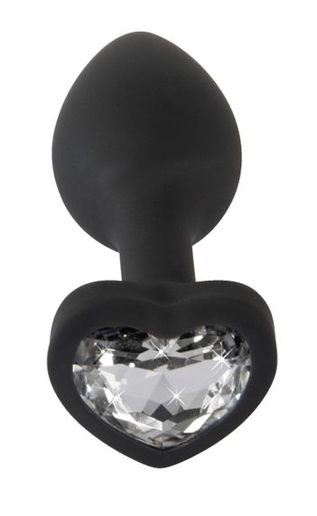 Анальна пробка із кристалом у формі серця sexstyle | Зображення 2