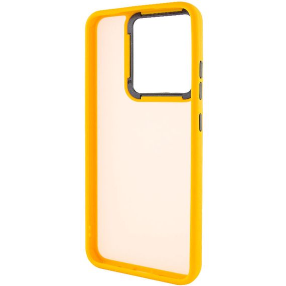 Чохол TPU+PC Lyon Frosted для Motorola Moto E40 Orange | Зображення 2