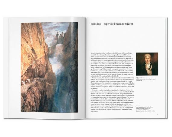 Історія мистецтв книги про живопис Вільяма Тернера Turner. Michael Bockemuhl, Taschen книга для художника | Зображення 1