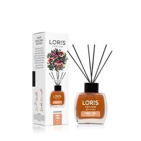 Аромадифузор Loris parfum Амбра та мускус (Reed Diffuser "Amber Musk") 120мл - Парфумований