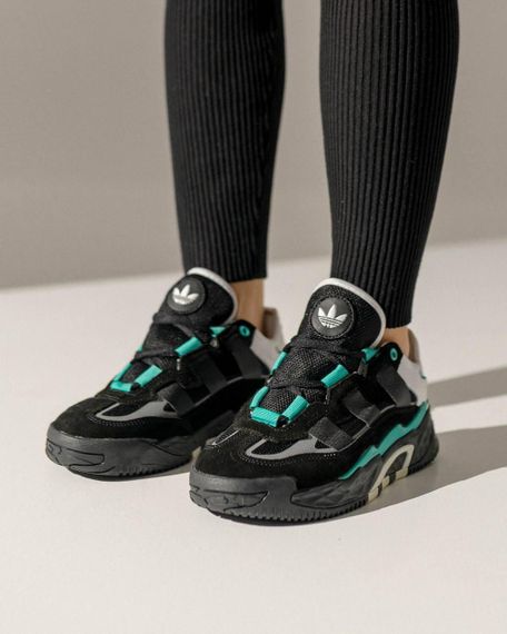 Женские кроссовки Niteball New Black Green , Вьетнам 36 | Зображення 3