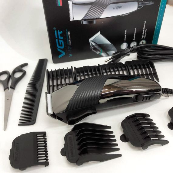 Бритва триммер для бороды VGR V-121 / Машинка для стрижки бороди / Машинка для стрижки PZ-176 волос домашняя | Зображення 6