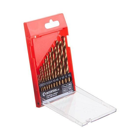 Набір свердел для металу HSS INTERTOOL SD-00131