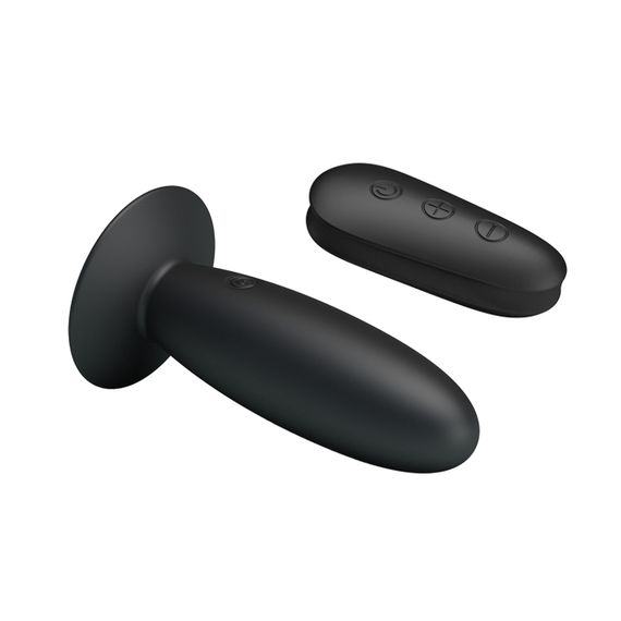 Анальна пробка з вібрацією MR Play Super Rower Remote Control Vibrating Anal Plug, чорна | Зображення 4