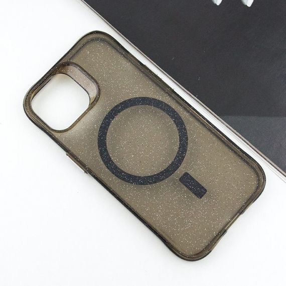 Чохол TPU Radiance with MagSafe для Apple iPhone 15 (6.1") Black | Зображення 1