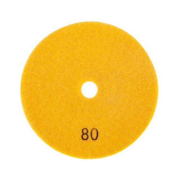 Коло алмазне шліфувальне гнучкий на липучці 125 мм P80. INTERTOOL BT-0926