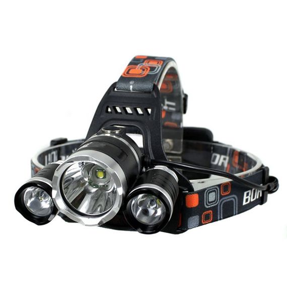 Ліхтар налобний ліхтар 3 Led RJ 3000 T6 | Зображення 1