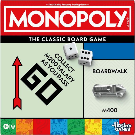 Настільна гра Класична Монополія (Monopoly) англійською
