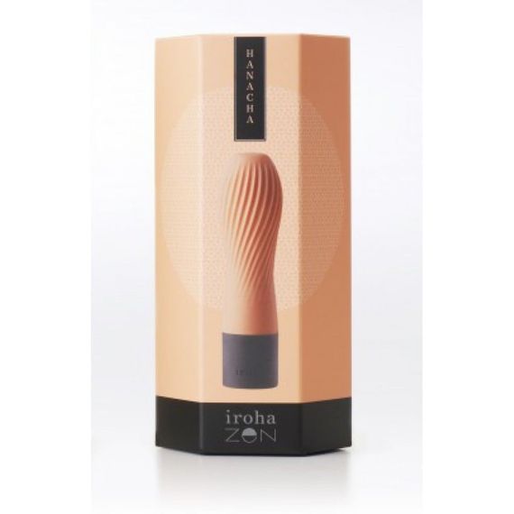 Міні вібратор нереалістичний Zen Iroha Tenga, медичний силікон, персиковий Sex Aura | Зображення 3