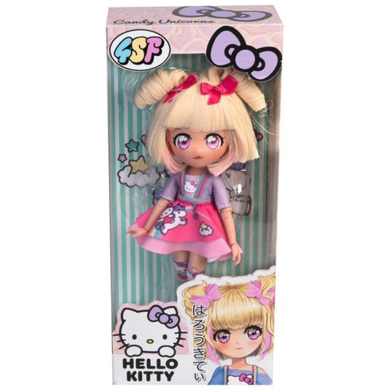 Дитяча лялька "Цукерка Єдиноріг" 4SF Manga Dolls HKTF0400 серії "Hello Kitty" | Зображення 2