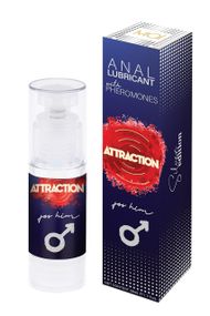 Анальный лубрикант с феромонами ANAL LUBRICANT WITH PHEROMONES ATTRACTION FOR HIM 50 ML Sex Aura