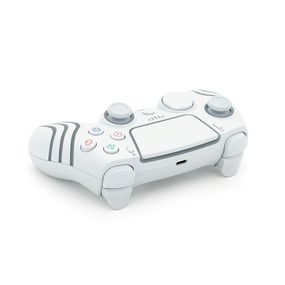 Геймпад Brazzers BR-P5/P4/NL бездротовий для PS5 RGB Wireless DOUBLE Motor Vibration, White, 3.7V, 1000 mAh, Box