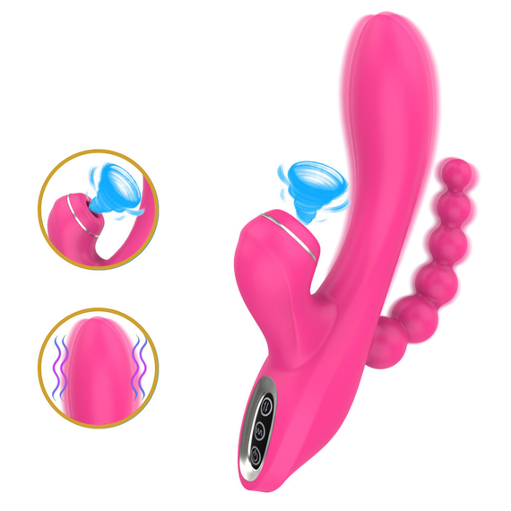 Потрійний вібростимулятор EROSPACE SWEET PLAY A3 Sex Aura | Зображення 1