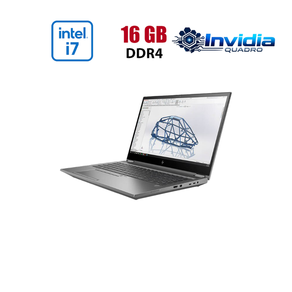 Мобильная рабочая станция HP ZBook Fury 15 G7 / 15.6" (1920x1080) IPS / Intel Core i7-10750H (6 (12) ядер по 2.6 - 5.0 GHz) / 16 GB DDR4 / 480 GB SSD / nVidia Quadro T2000 Max-Q, 4 GB GDDR6, 128-bit / WebCam б/у