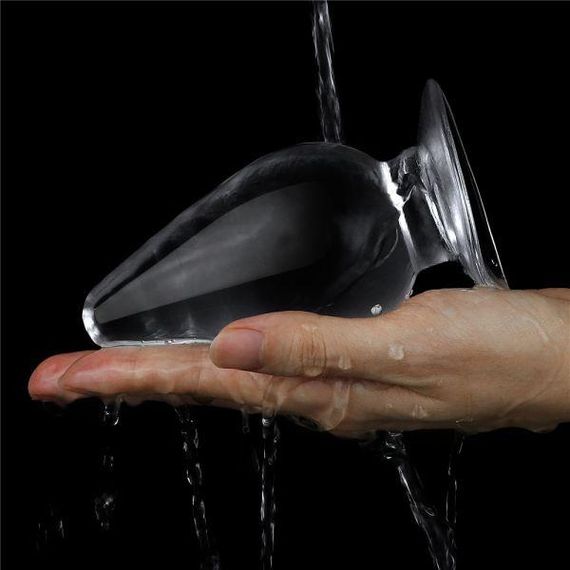 Анальна пробка конічної форми 4.5" Flawless Clear Anal Plug, Clear sexstyle | Зображення 9