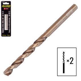 Alloid Pro. Свердло по металу кобальтове 4,2мм Р6М5К5, 2шт