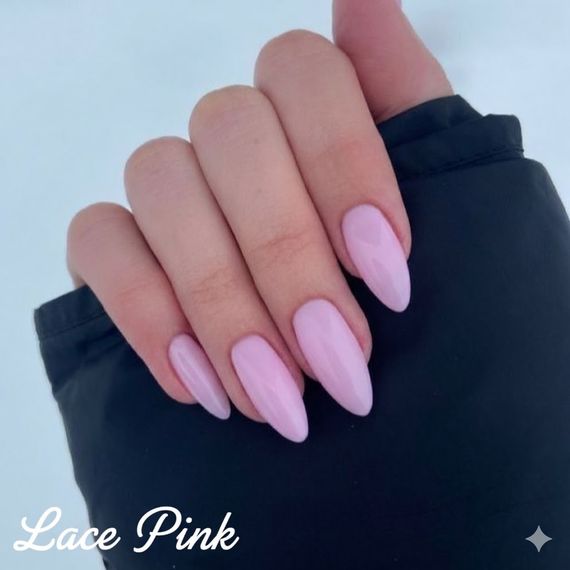 Гель для наращивания ногтей Польша Lace Pink (молочно-фиолетовый)  5мл | Зображення 1