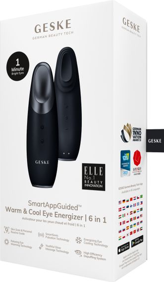 Енерджайзер для очей GESKE Warm&Cool Eye Energizer 6в1 black | Зображення 7