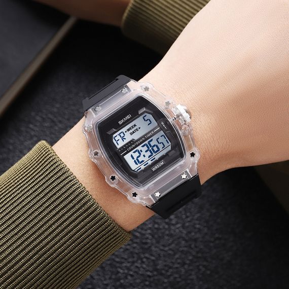 Чоловічий годинник Skmei 2296WTBK White-Black | Зображення 3
