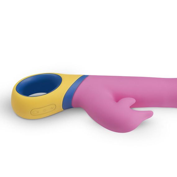 Вібратор-кролик PMV20 Dolphin Vibrator: Ротація стовбура, подвійна стимуляція, кліторальний стимулятор "Дельфін" | Зображення 5